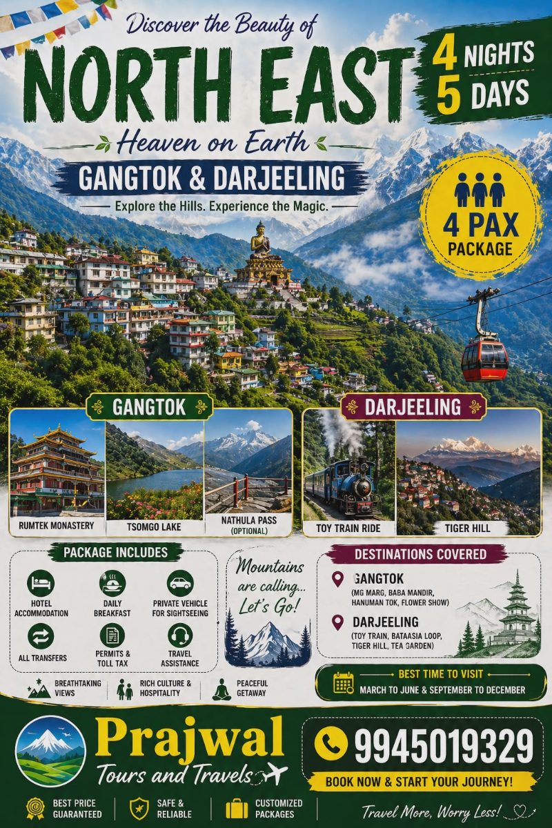 DISCOVER THE BEAUTY OF NORTH EAST